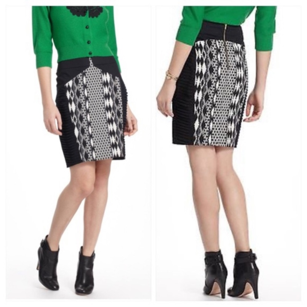Anthropologie FLOREAT Skirt Arpeggio Pencil 10